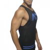 Pánský nátělník AD FETISH AD MESH TANK TOP - modrý