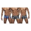 Balíček pánských boxerek ADDICTED 3 PACK CAMO MESH BOXER PUSH UP