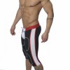 Pánské boxerky AD FETISH KNEE LENGTH  PANT - černé