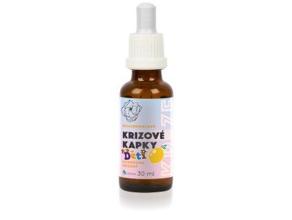 Bachovy krizové kapky s příchutí citronu
