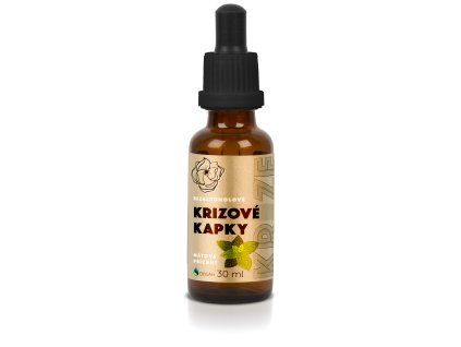 Bachovy krizové kapky s příchutí máty