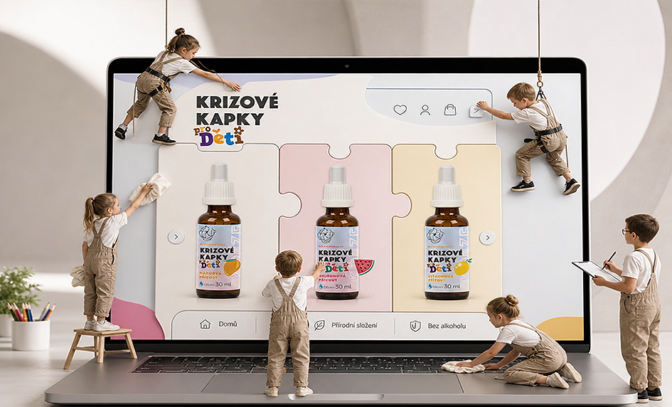 Bachovy Krizové kapky pro děti