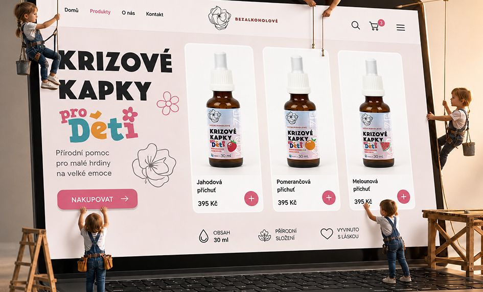 Bachovy Krizové kapky pro děti