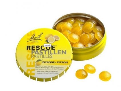 dr bach esence rescue remedy krizove pastilky citron