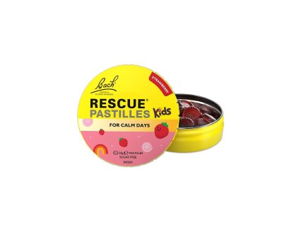 rescue remedy jahodove pastilky pro deti
