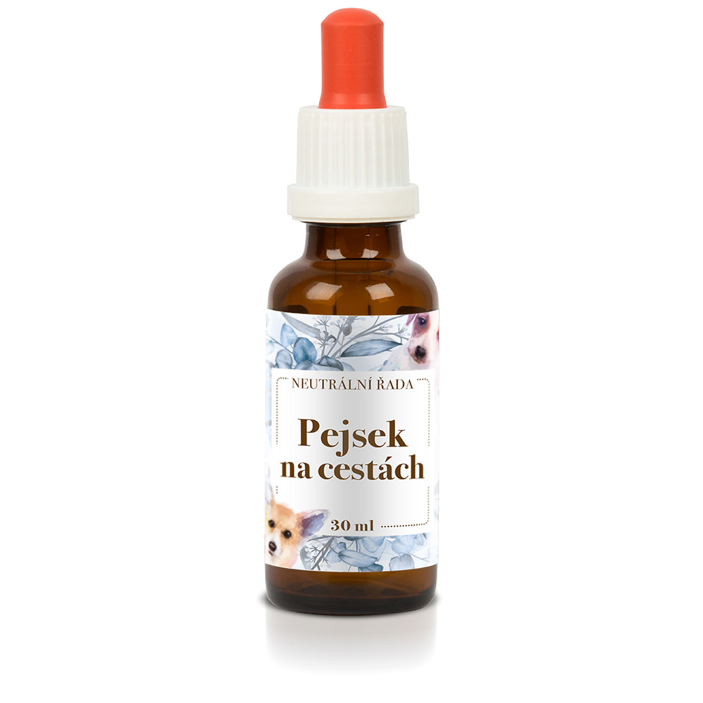Levně Bachovy kapky Bachovy esence pro psy kapky Pejsek na cestách 30 ml