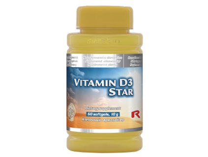 VITAMIN D3 STAR 60 kapslí