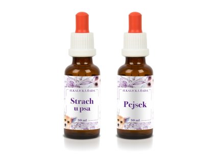 bachove esencie strach u psa psík