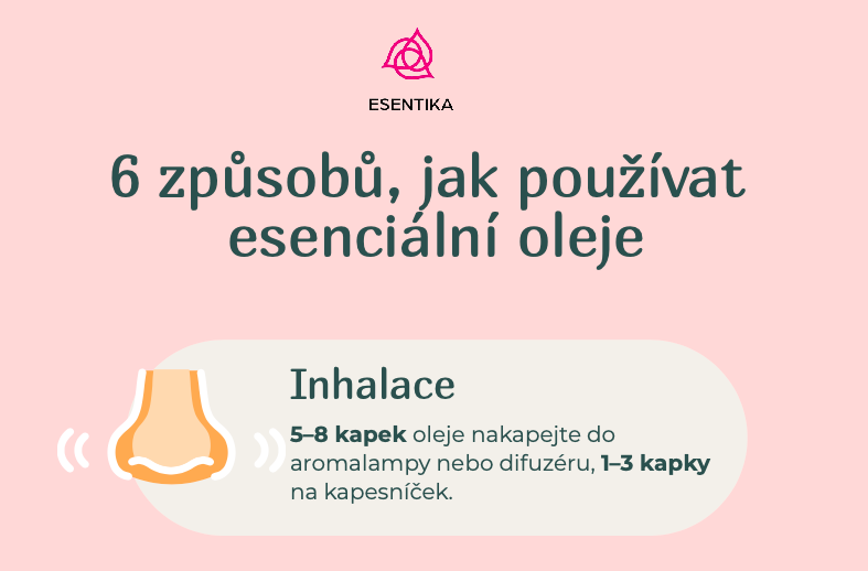 6 způsobů, jak používat esenciální oleje