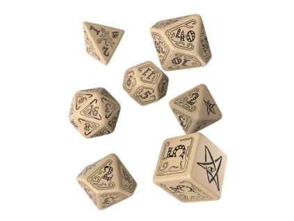 Sada kostek Call of Cthulhu (Barva černo-zelená)