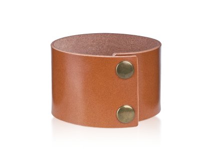 Kožený náramek Škola vlka (Délka 21 cm)