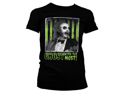 Dámské tričko Beetlejuice - Ghost With The Most (Velikost S)