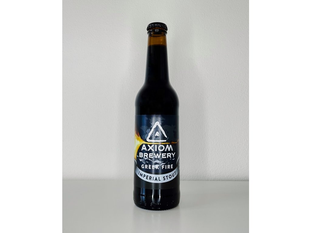 Axiom Brewery - Greek Fire 27°, 12,5% alk. Imperial Stout, lahev