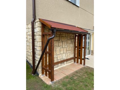 Dřevník 2 x 1 m