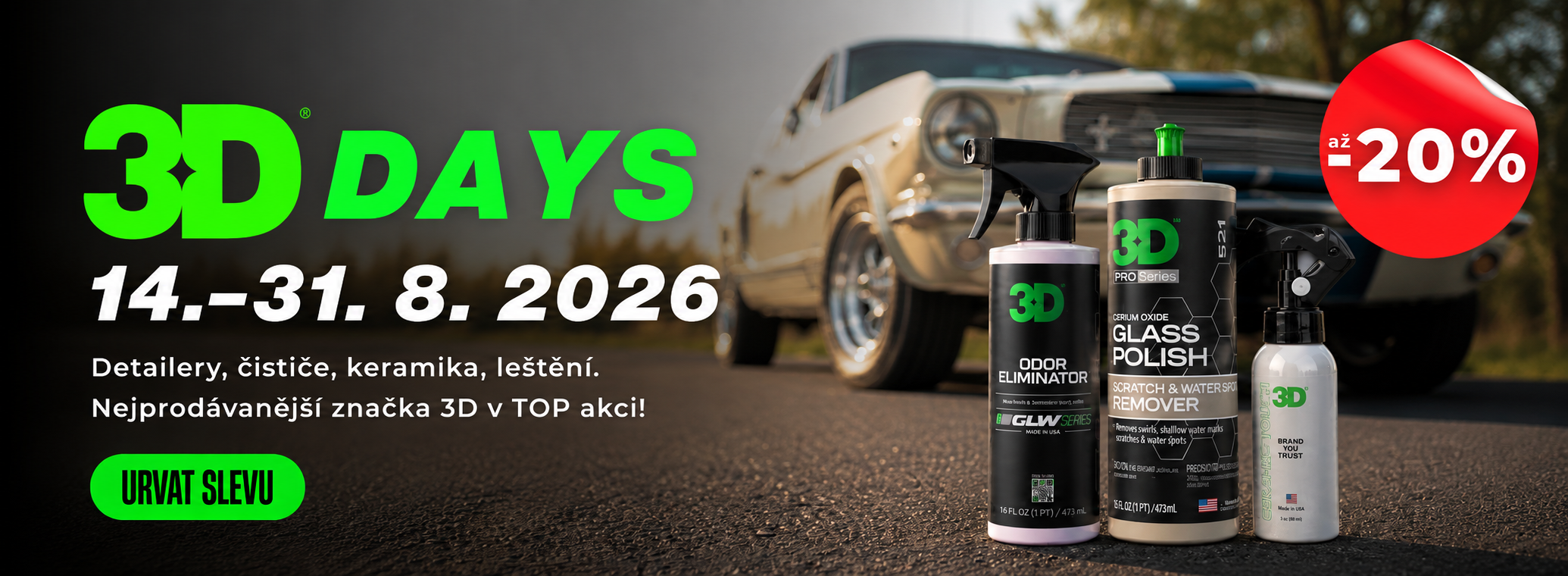3D DAYS se slevou až 20%