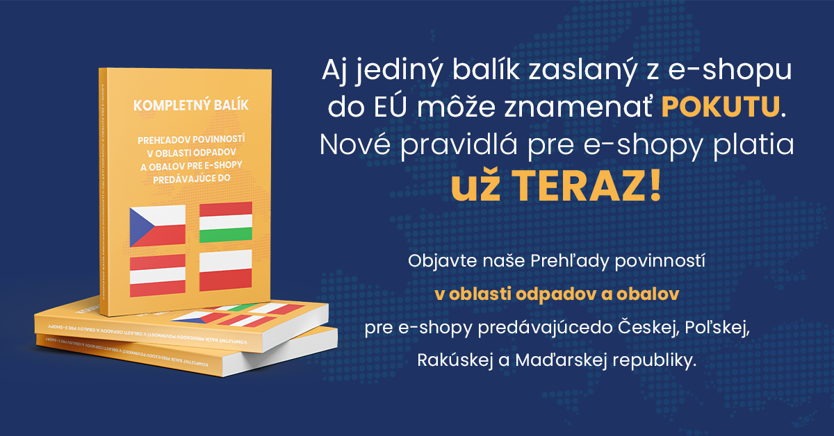 Povinnosti v oblasti odpadov a obalov pre e-shopy predávajúce do zahraničia