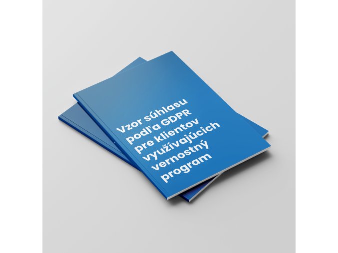 Vzor súhlasu podľa GDPR pre klientov využívajúcich vernostný program