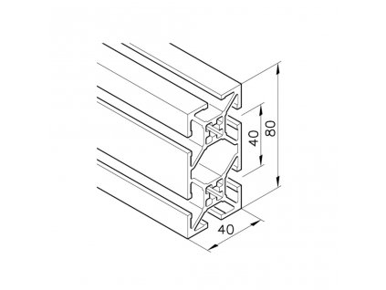 profile 40x80 extra light