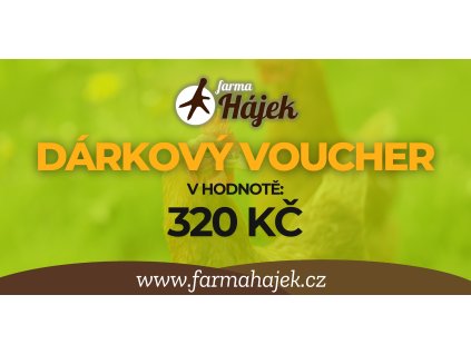 Dárkový slepičí poukaz (320 Kč)