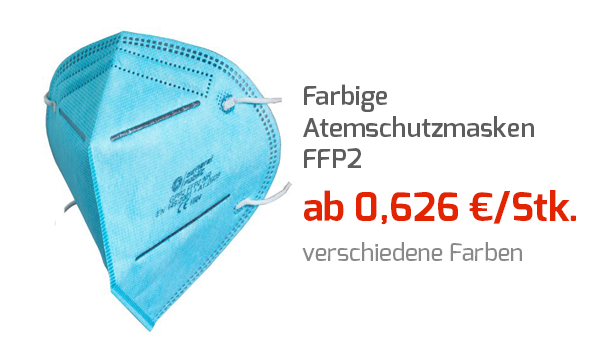 Farbige Atemschutzmasken FFP2