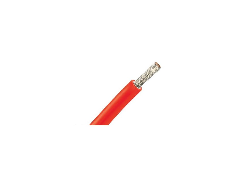 solarni kabel pr 6 mm cerveny