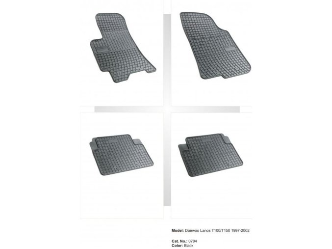 Gumové autokoberce DAEWOO Lanos T100/T150 (1997 - 2002 )