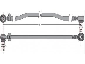 Tyč spojovací 1734mm MERCEDES