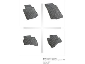 Gumové autokoberce PEUGEOT 107 ( 2005 - 2014 )