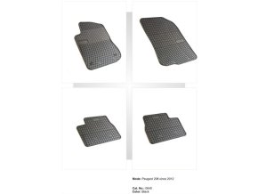 Gumové autokoberce PEUGEOT 2008 ( 2013 -    )