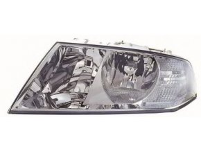 Světlomet Škoda Octavia Levý H7/H1 aut ovl, s motorkem, černý rámeček 1Z1941017P, 1Z1941017C