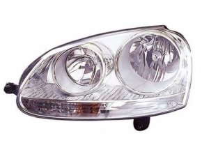 Světlomet pravý přední VW GOLF V (1K1) H7/H7 s blikačem, aut ovl, s motorkem chrom