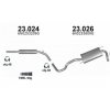 Výfuk VW POLO 1.0i / 1.3i / 1.4i, HATCHBACK, montážní sada/kompletní