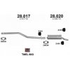 Výfuk CITROEN XSARA PICASSO 2.0HDi, sada/komplet