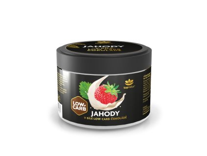 jahody v bílé čokoládě