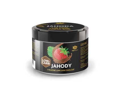 jahody v mléčné čokoládě
