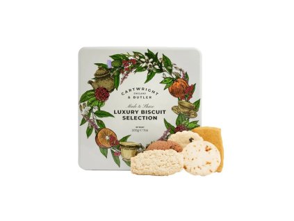 Luxury Biscuits Selection Plechová dóza s mixem sušenek 200 g