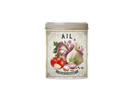 Česnek, Sušené bylinky v plechovce 40 g