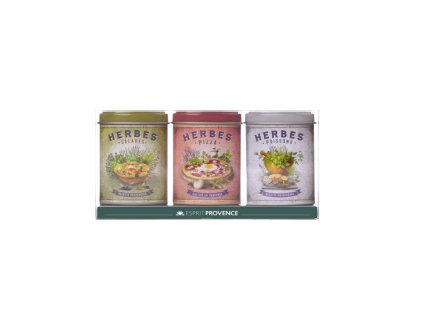 Bylinkové trio, Saláty & Pizza & Ryby 3 ks