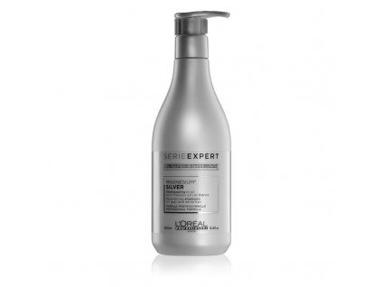 L’Oréal  SILVER Šampon pro ledový lesk odbarvených a bílých vlasů 500ml