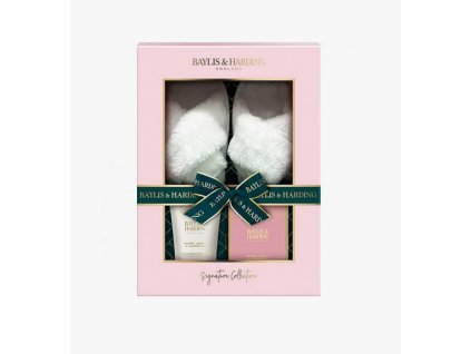 Baylis & Harding Signature Collection Jojoba Vanilla Almond Oil Slipper Set