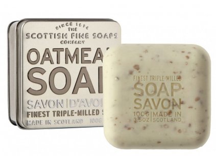 Scottish Fine Soaps Mýdlo v plechu Oves 100g ***