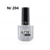 Golden rose lak na nehty Glitter shine 204