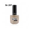 Golden rose lak na nehty Glitter shine 207
