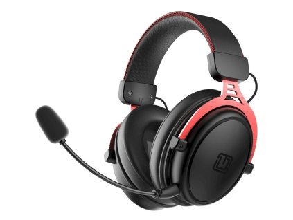 TIGO Zephyr bezdrátová herní sluchátka černá červená