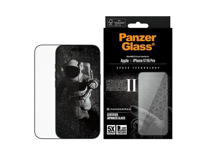 PanzerGlass Ceramic II Apple iPhone 17/16 Pro