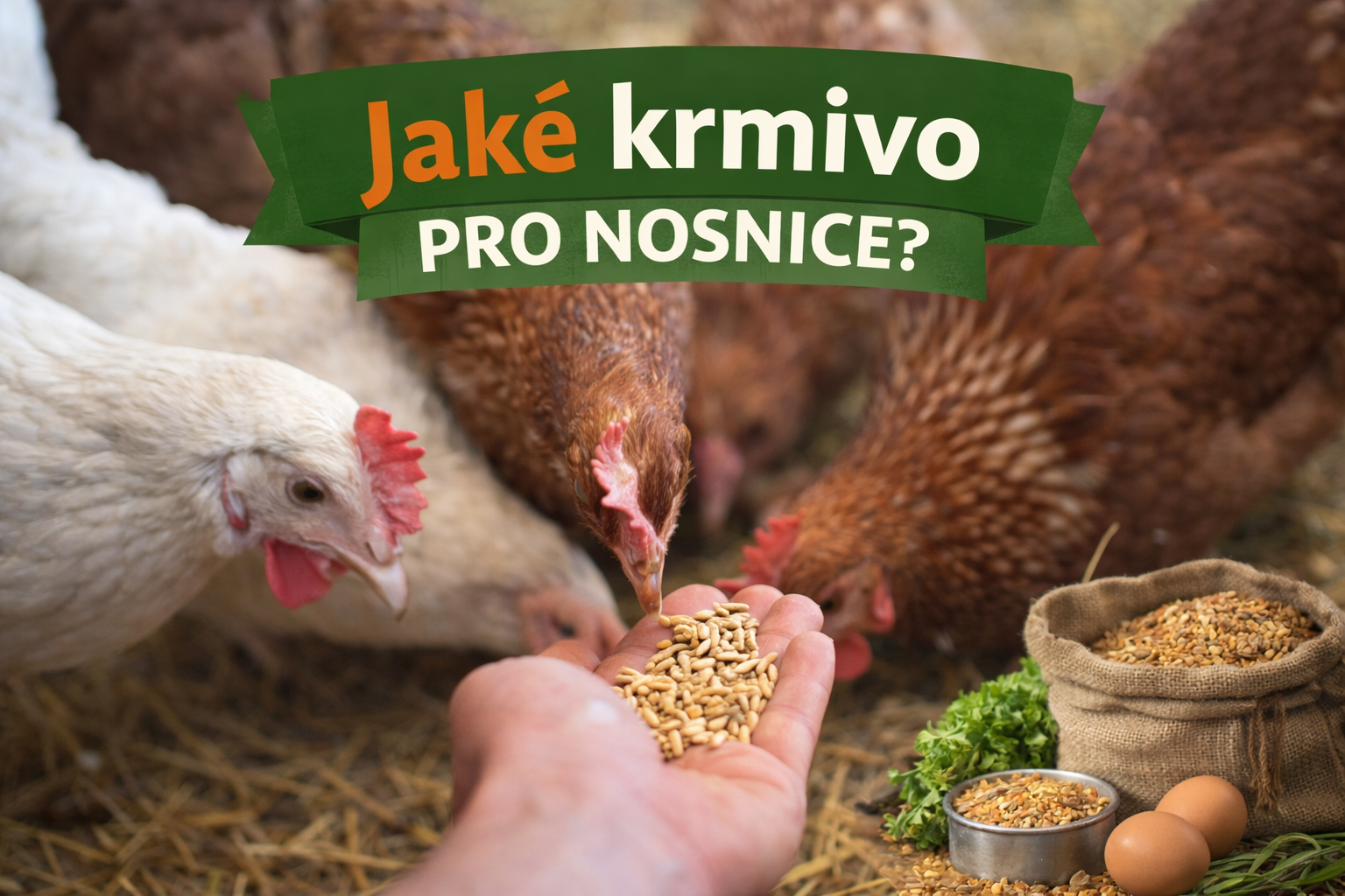 Jaké krmivo pro nosnice?