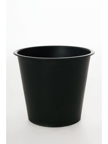 Kulatá plastová vložka do květináče, Ø 30 x výška 26 cm, černá