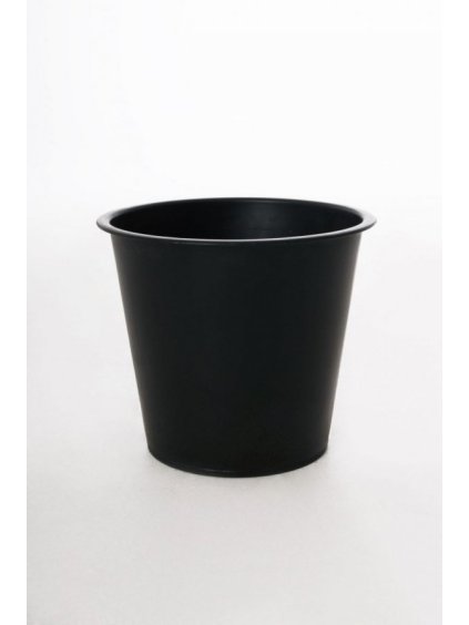 Kulatá plastová vložka, Ø 21 cm x výška 19,5 cm, černá