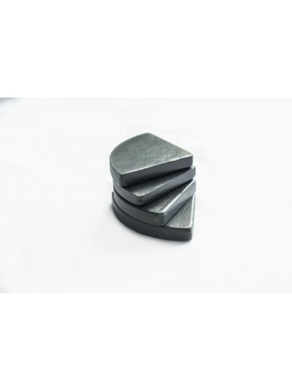 Podložky pod květináč PUT, umělý kámen, 7 x 7 cm, 4-set, šedé