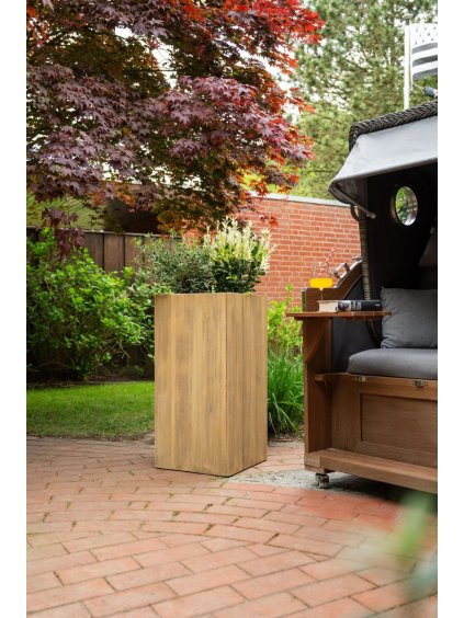 pflanzkuebel holz braun block saeule 01 4260621546301